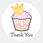 Princess Cupcake Round Sticker