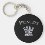 Princess Diamond Crown Key Chains