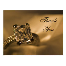 Princess Diamond Thank You Note Postcard