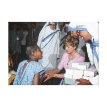 Princess Diana India 1992 Stretched Canvas Prints