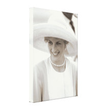 Princess Diana Nigeria 1990 Gallery Wrap Canvas