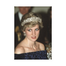 Princess Diana Portugal 1987 Gallery Wrapped Canvas