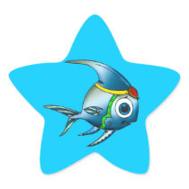 Princess Fish Sticker
