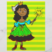 Princess Girl Flyer Design