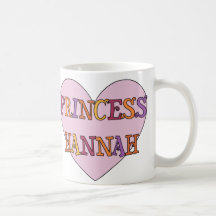 Princess Hannah Coffee Mugs