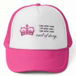 princess trucker hat