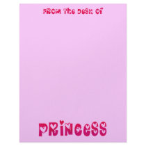 Princess in Hearts Letterhead Design