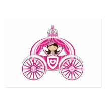 Princess in Royal Carriage Bookmark Business Card