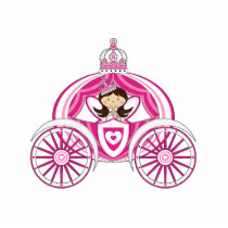 Princess in Royal Carriage Sculpture Photo Sculptures