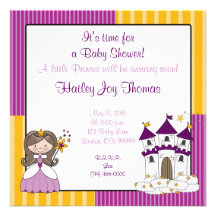 princess ..Its a Baby Shower Invitations