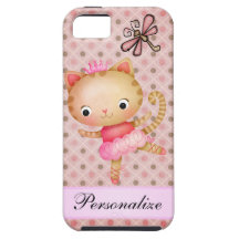 Princess Kitty Ballerina & Dragonfly iPhone 5