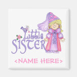 Princess Little Sister Refrigerator Magnets