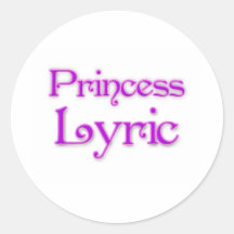 Princess Lyric Stickers