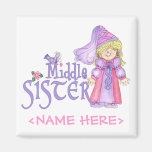 Princess Middle Sister Refrigerator Magnet