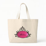 Princess Name Filigree Tote Bags