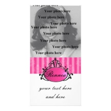 Princess Name Filigree Photo Cards