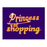 princess of shopping post card