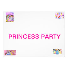 PRINCESS PARTY CUSTOM INVITE