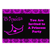 Princess Party Invites