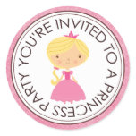 Princess Party Matching Envelope Stickers