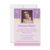 Princess Party Photo Invitation