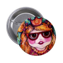 Princess Patty Sunshine Pinback Button