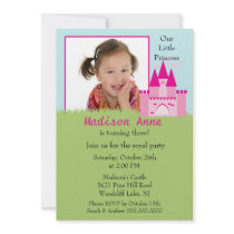 Princess Photo Birthday Invitation