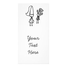 Princess & Pirate Doodle Photo Card Template