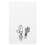 Princess & Pirate Doodle stationery