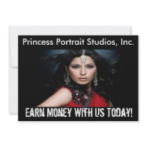 Princess Portraits - Earn Money Invitation