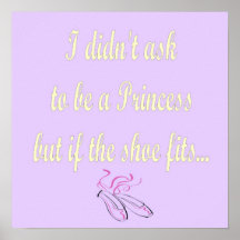 Princess Poster mural 15 x 15 customize it