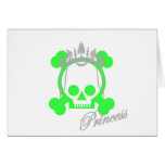 princess skull card