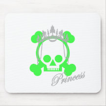 princess skull mouse mats