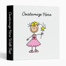 Princess With Wand Binder