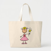 Princess With Wand Tote Bag