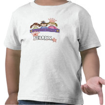 Princesse blonde de soirée pyjamas t-shirt