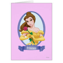 Princesse de belle carte de vœux