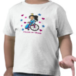 Princesse de fauteuil roulant t-shirts