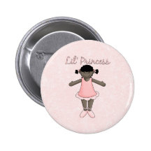 Princesse de Lil - ballerine rose 1 Badge