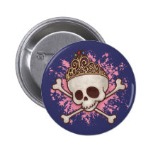 Princesse de pirate - diadème pin's avec agrafe