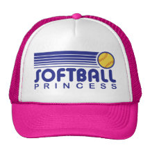 Princesse du base-ball casquettes