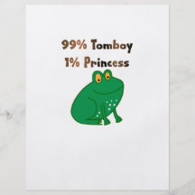 Princesse du garçon manqué 1% de 99% prospectus personnalisés
