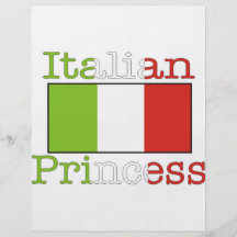 Princesse italienne prospectus customisé