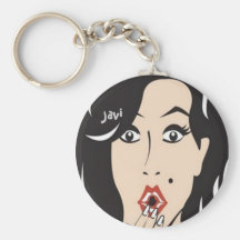 PRINCESSE PORTRAITS, "Javi" Keychain Porte-clé