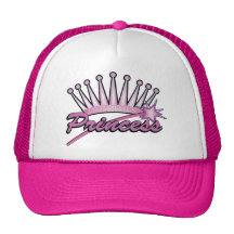 Princesse rose Crown Casquettes De Camionneur