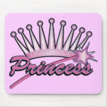 Princesse rose Crown Tapis De Souris