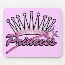 Princesse rose Crown Tapis De Souris