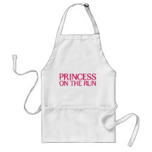 Princesse sur le tablier de course