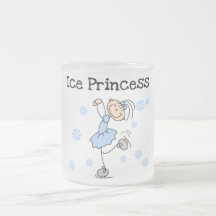 Princesse Tshirts et cadeaux de patinage de glace Tasse