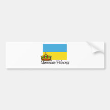 Princesse ukrainienne adhésif pour voiture